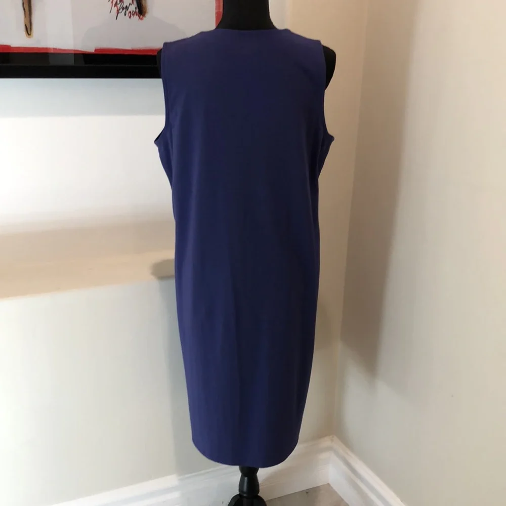 NWT Eileen Fisher Stretch Cotton Dress - Picture 3 of 7